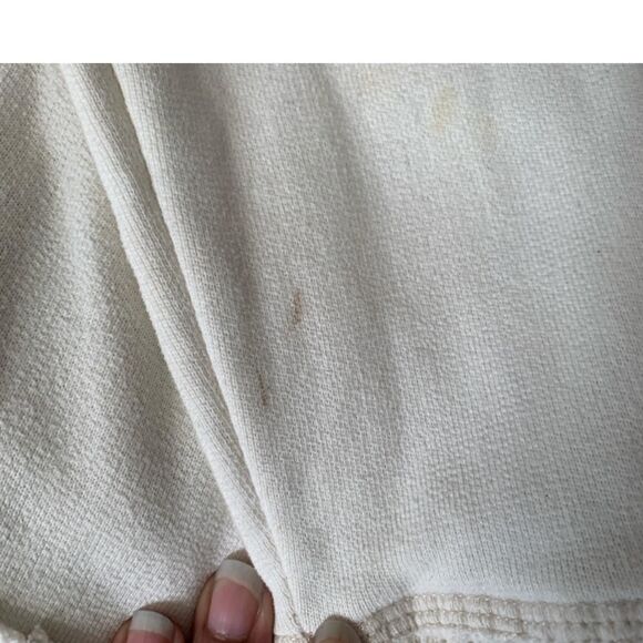 Abercrombie & Fitch Off-White Quarter Zip Jacket - Picture 6 of 6